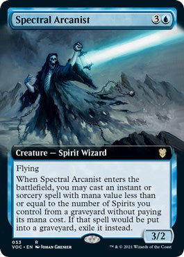 Spectral Arcanist (Extended Art)