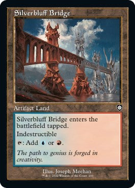 Silverbluff Bridge (Retro Frame)