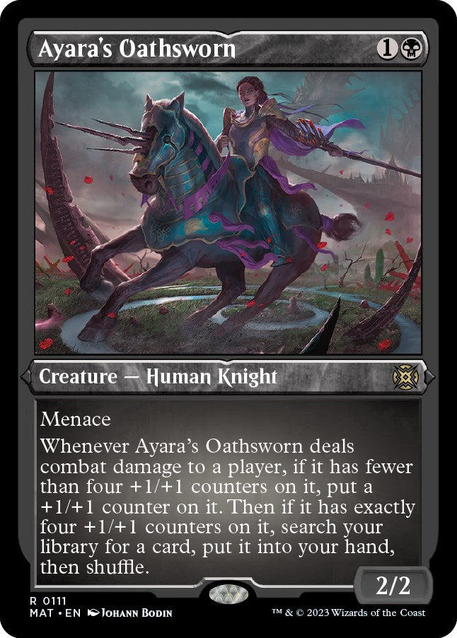 Ayara's Oathsworn (Foil Etched)