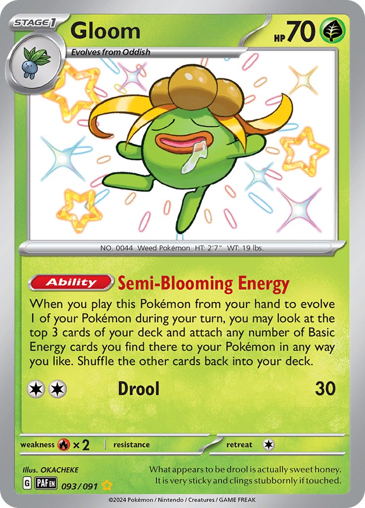 gloom card pokemon [PAF MTG ramp and combat strategy Stage 1 Magic: The Gathering - Color:Gold Text / White Accents