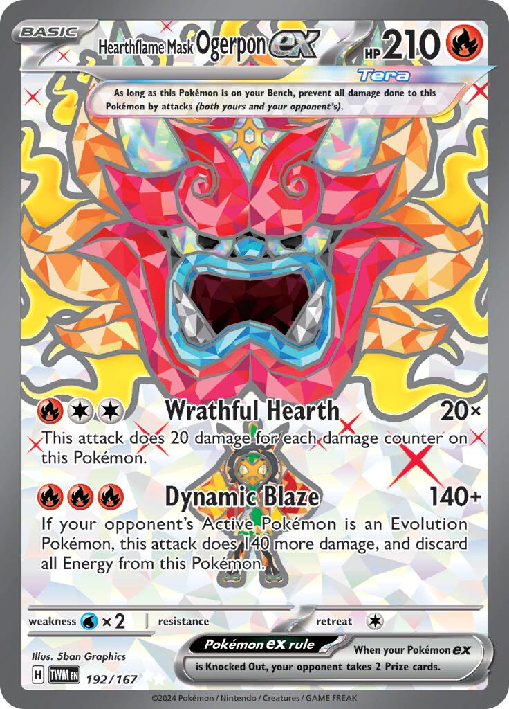 Hearthflame Mask Ogerpon ex - 192/167