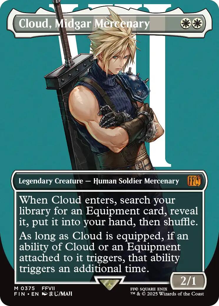 Cloud, Midgar Mercenary (Borderless)