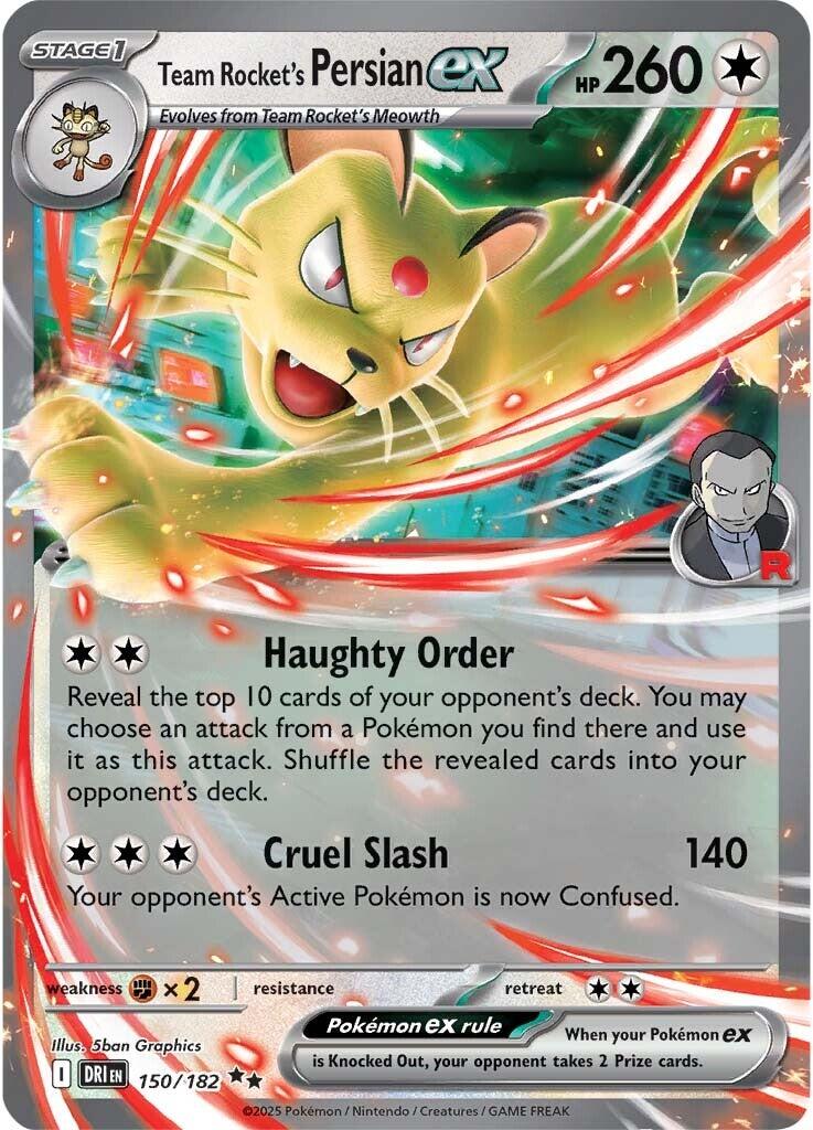 Team Rocket's Persian ex - 150/182