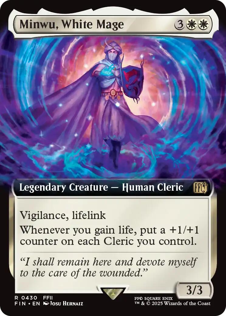 Minwu, White Mage (Extended Art)