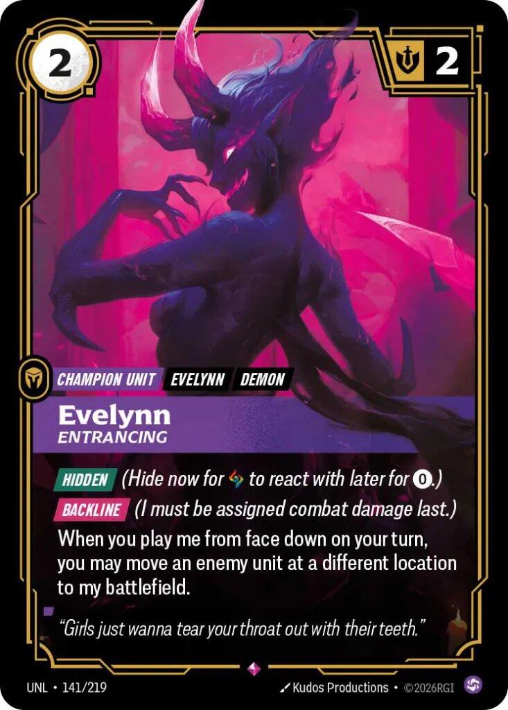 Evelynn, Entrancing