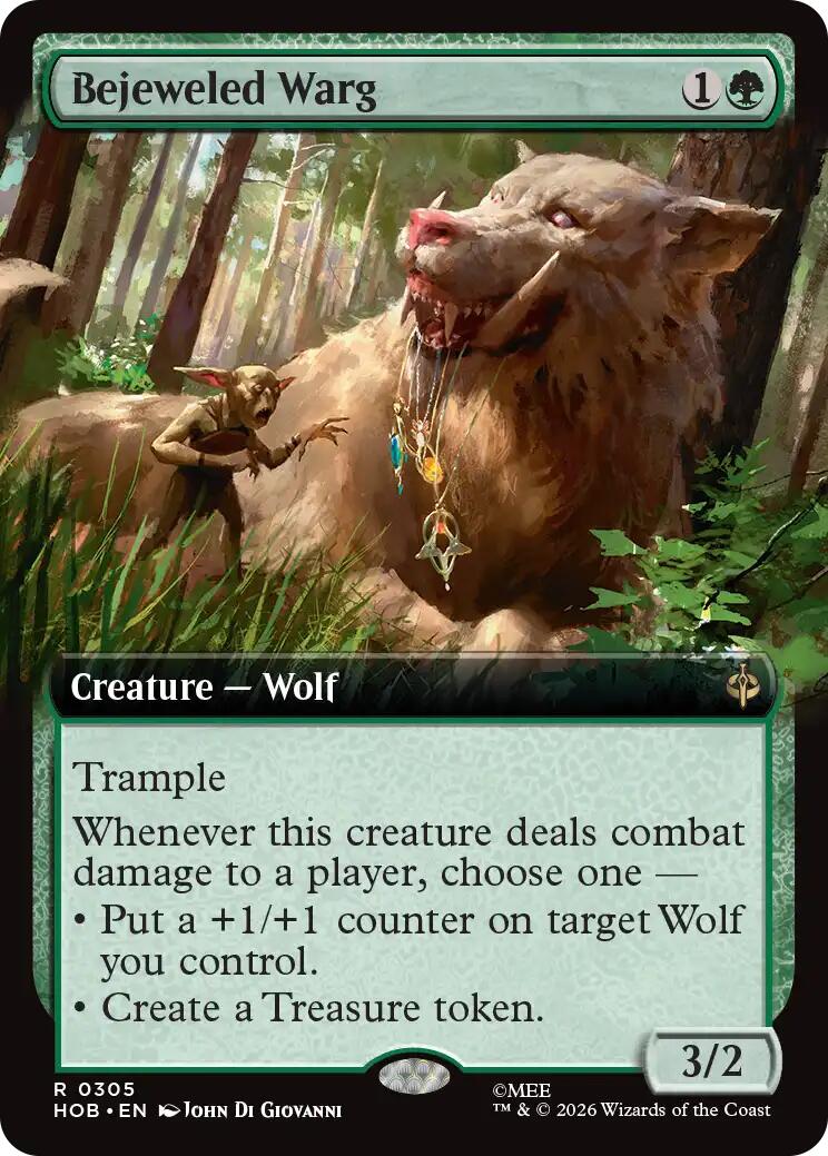 Bejeweled Warg (Extended Art)