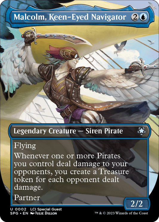 Malcolm, Keen-Eyed Navigator (Borderless)