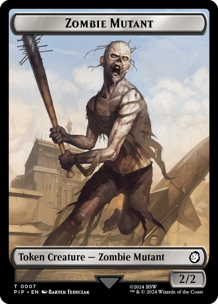 Zombie Mutant // Clue Double-Sided Token