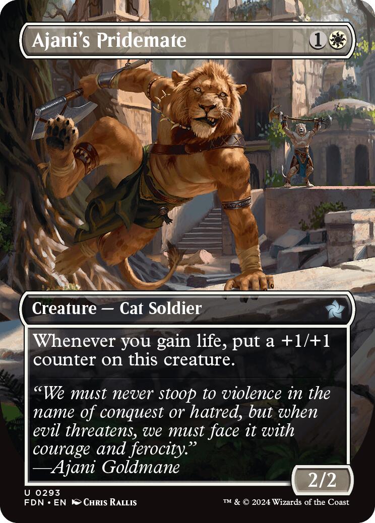 Ajani's Pridemate (Borderless)