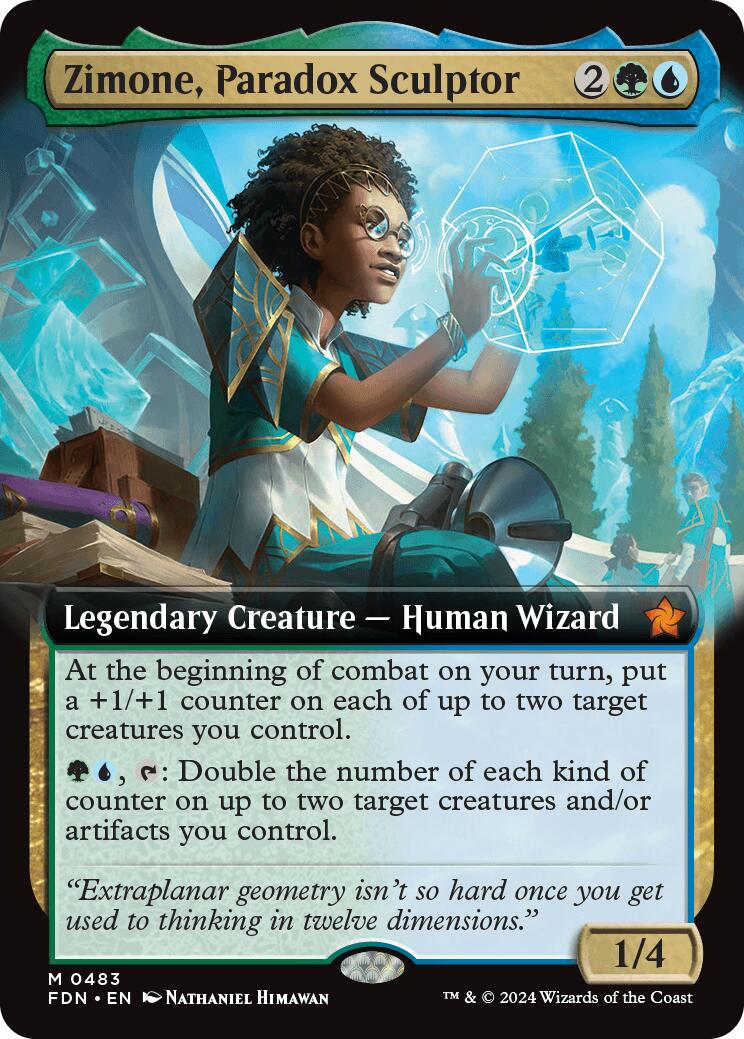 Zimone, Paradox Sculptor (Extended Art)