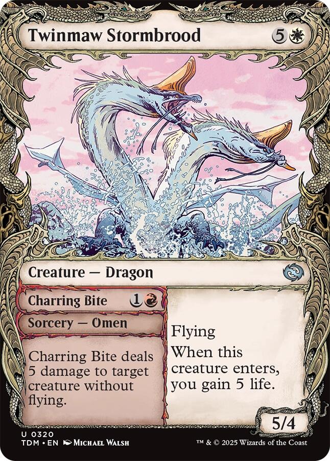 Twinmaw Stormbrood (Showcase) [Tarkir: Dragonstorm]