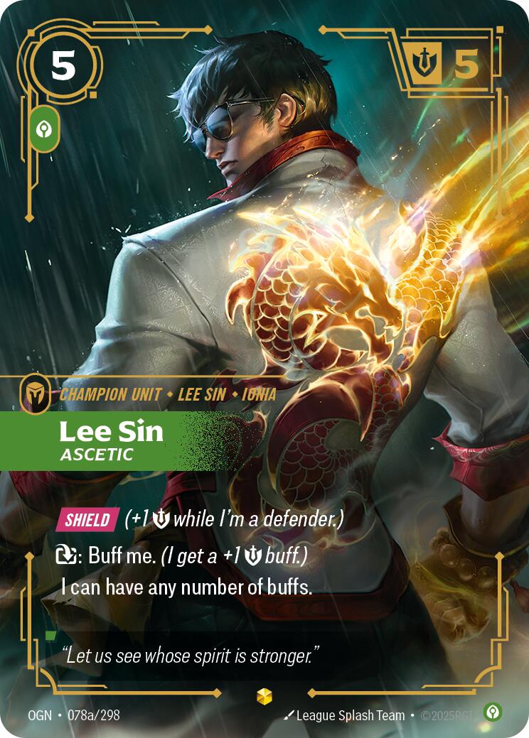 Lee Sin, Ascetic (Alternate Art)