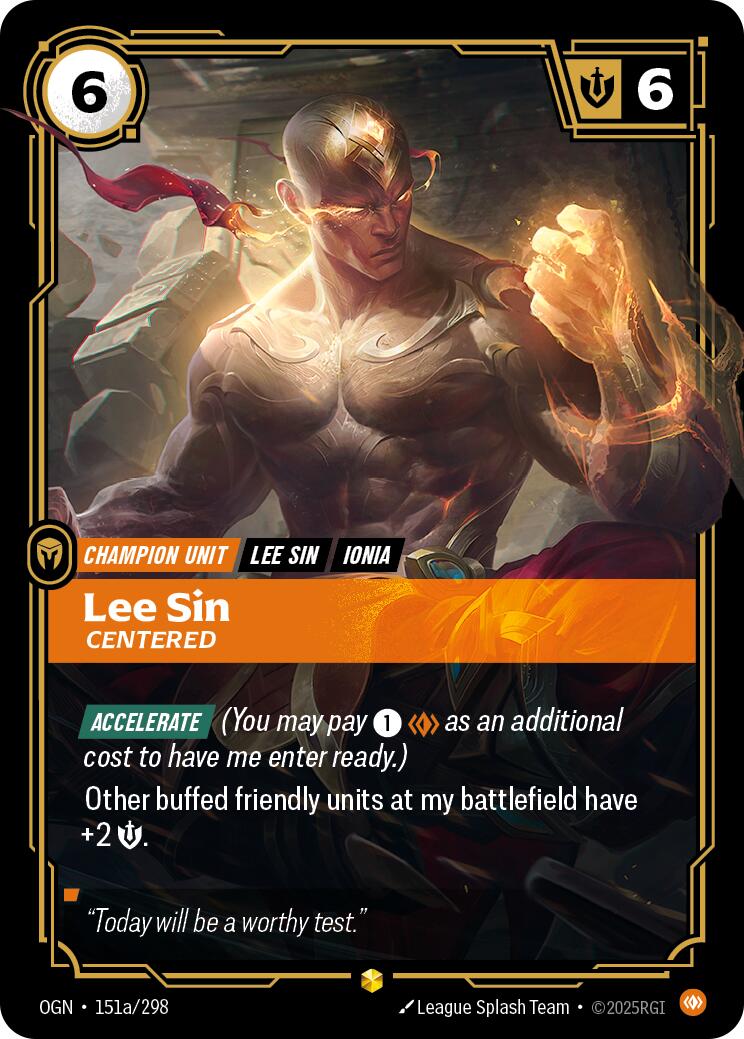 Lee Sin, Centered (Alternate Art)