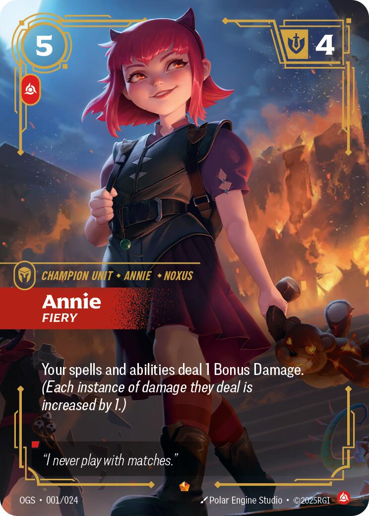 Annie, Fiery