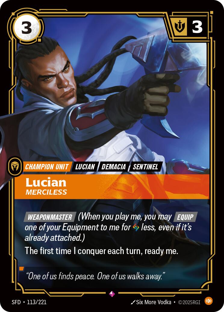 Lucian, Merciless