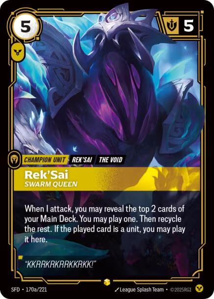 Rek'Sai, Swarm Queen (Alternate Art)