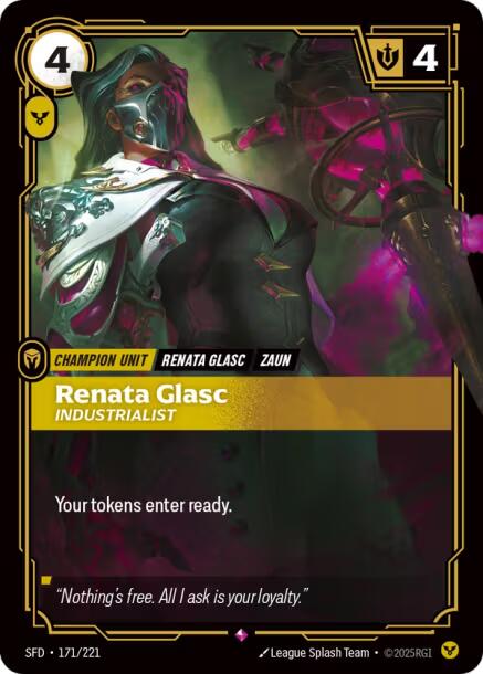 Renata Glasc, Industrialist