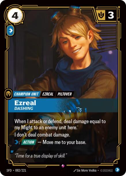Ezreal, Dashing