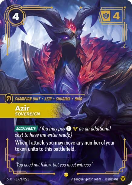 Azir, Sovereign (Alternate Art)