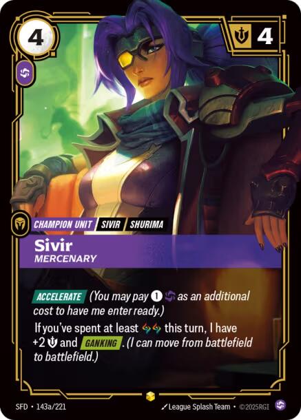 Sivir, Mercenary (Alternate Art)