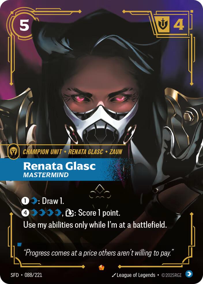 Renata Glasc, Mastermind
