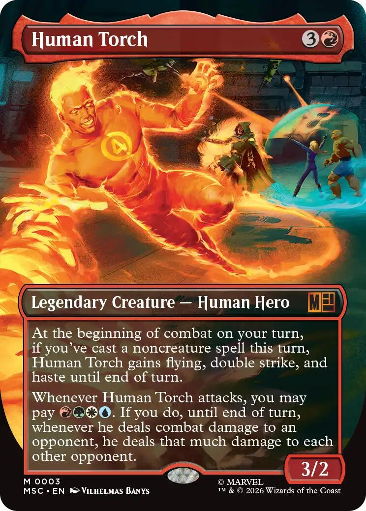 Human Torch (Borderless)