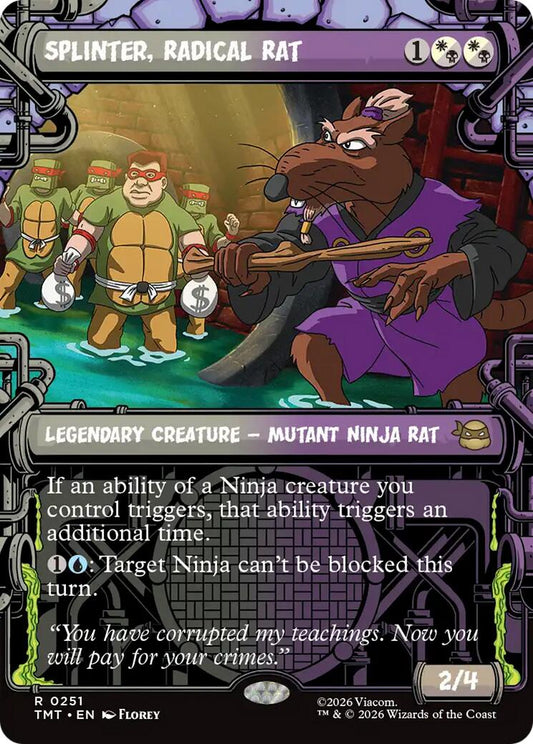 Splinter, Radical Rat (Showcase)