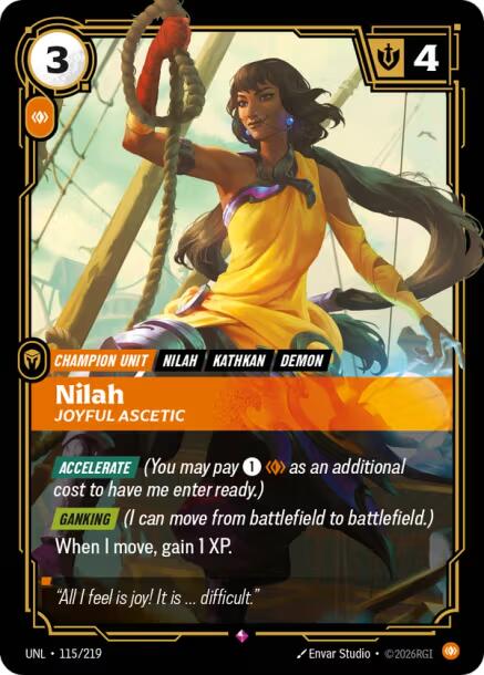 Nilah, Joyful Ascetic