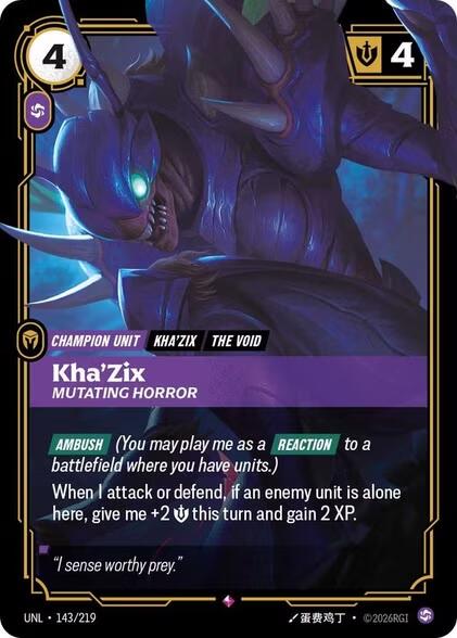 Kha'Zix, Mutating Horror