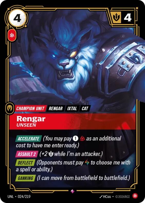 Rengar, Unseen