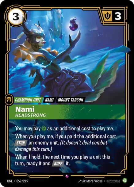 Nami, Headstrong