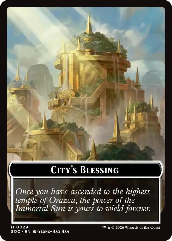 Food // City's Blessing Double-Sided Token (Back)