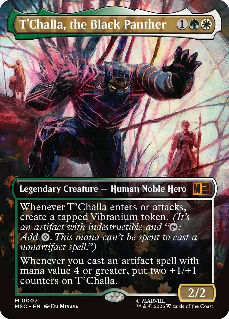 T'Challa, the Black Panther (Borderless)