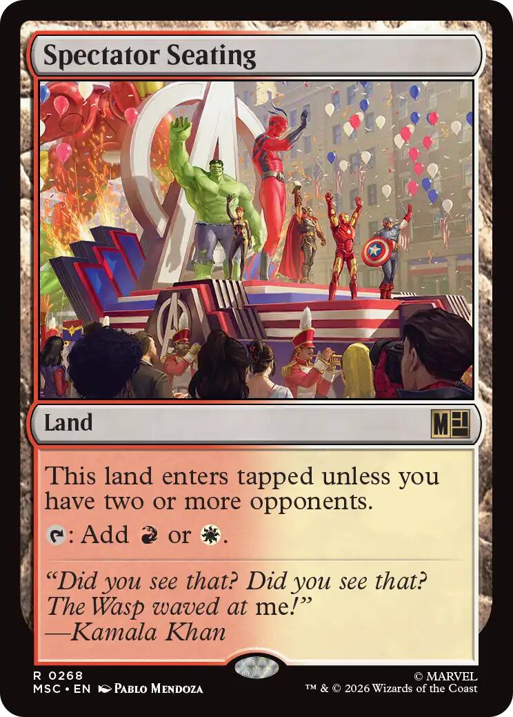 Spectator Seating (Surge Foil)