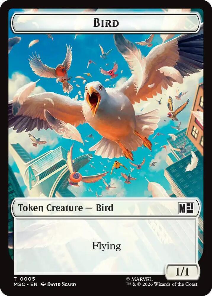 Treasure (0022) // Bird (0005) Double-Sided Token (Back)