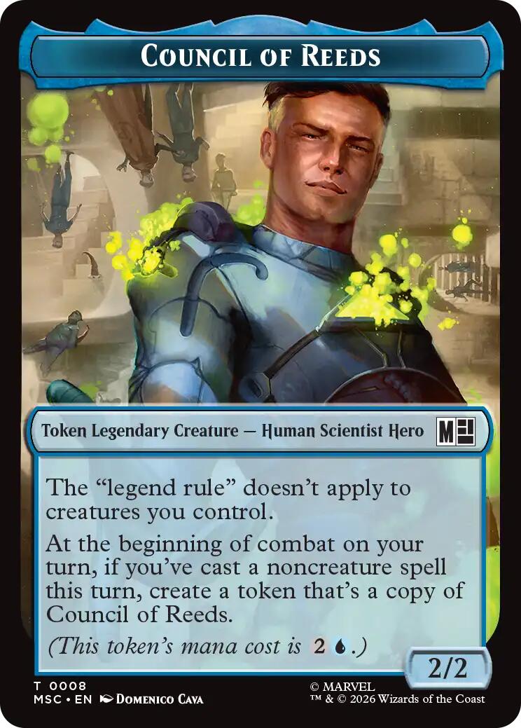 Council of Reeds (0008) // Construct (0014) Double-Sided Token