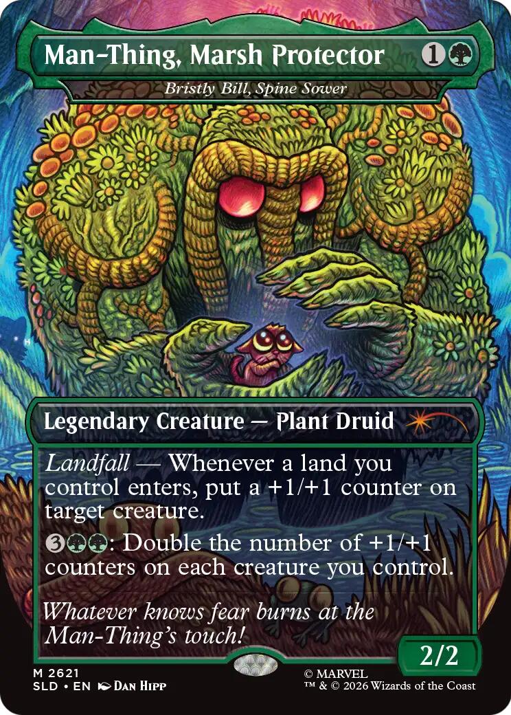 Man-Thing, Marsh Protector - Bristly Bill, Spine Sower