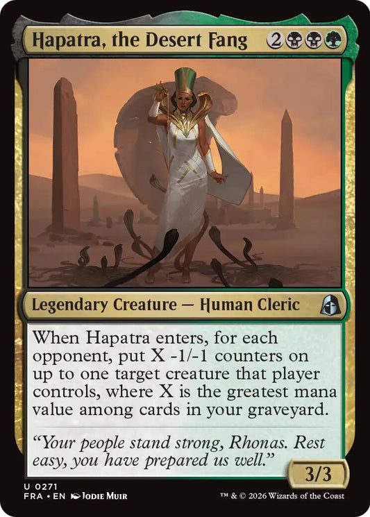 Hapatra, the Desert Fang