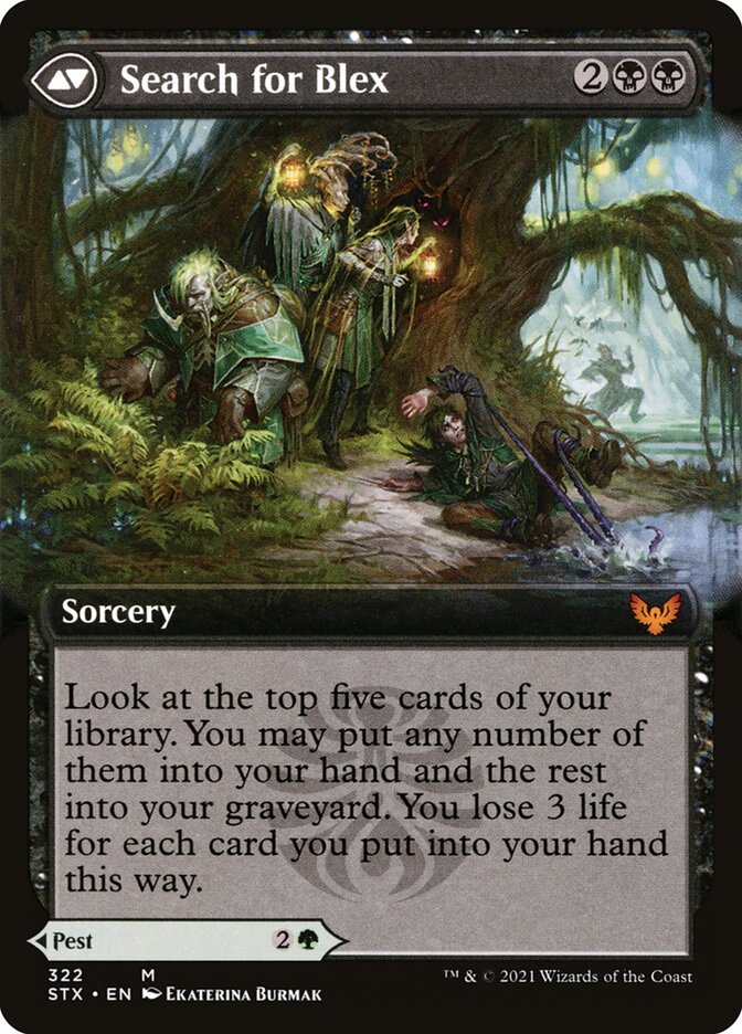 Blex, Vexing Pest (Extended Art) (Back)