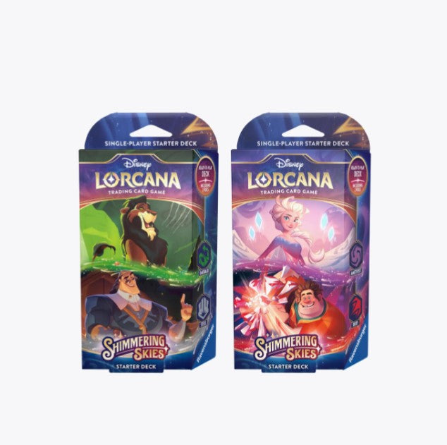 Disney Lorcana: Shimmering Skies - Starter Deck Pair