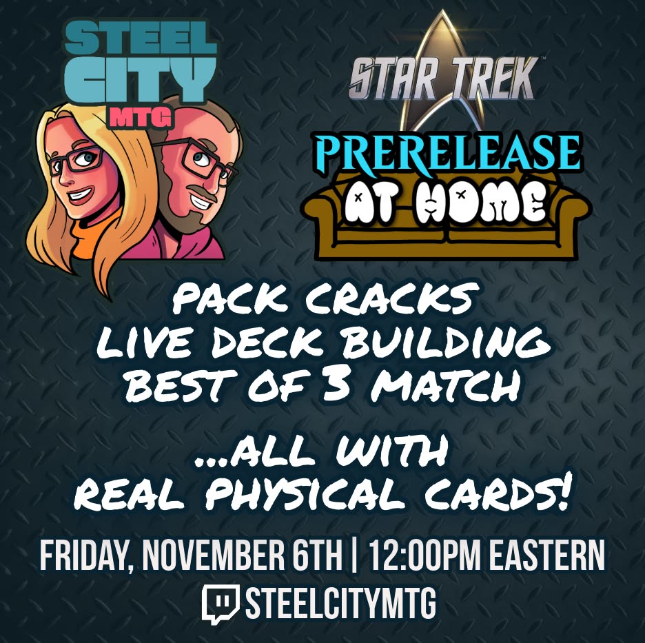 Steel City MTG Prerelease At Home Stream