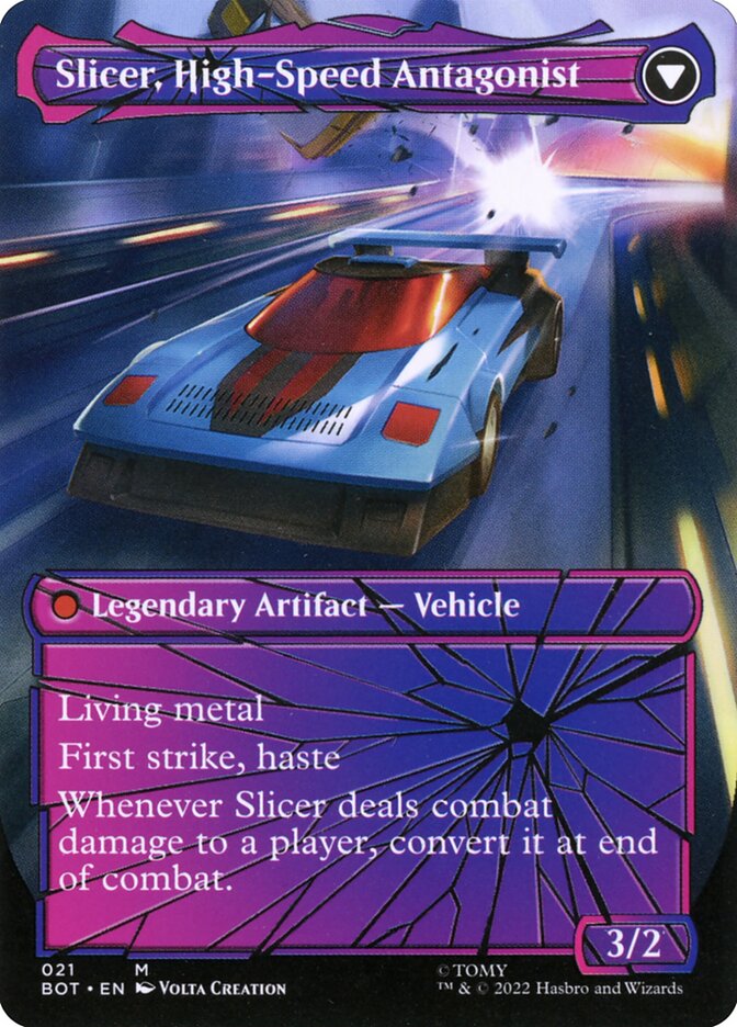 Slicer, Hired Muscle (Shattered Glass) (Back)