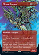 Shivan Dragon (Borderless) [Secret Lair Countdown Kit]