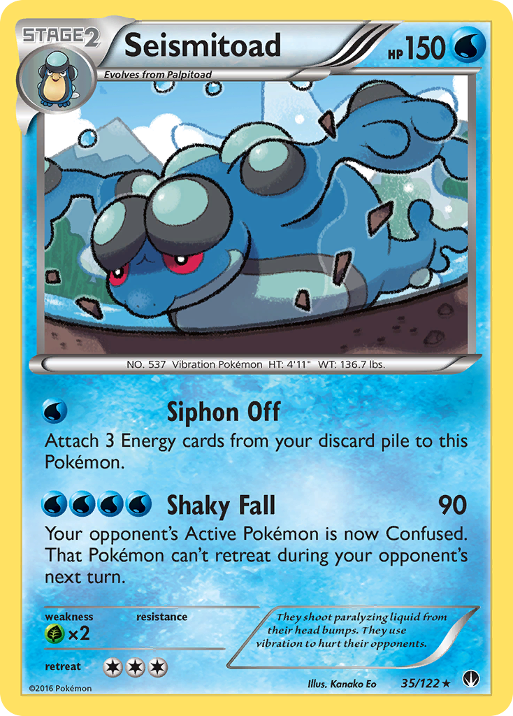 Seismitoad (35/122) [XY: BREAKpoint]